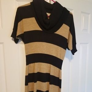 Loft cowl neck sweater dress